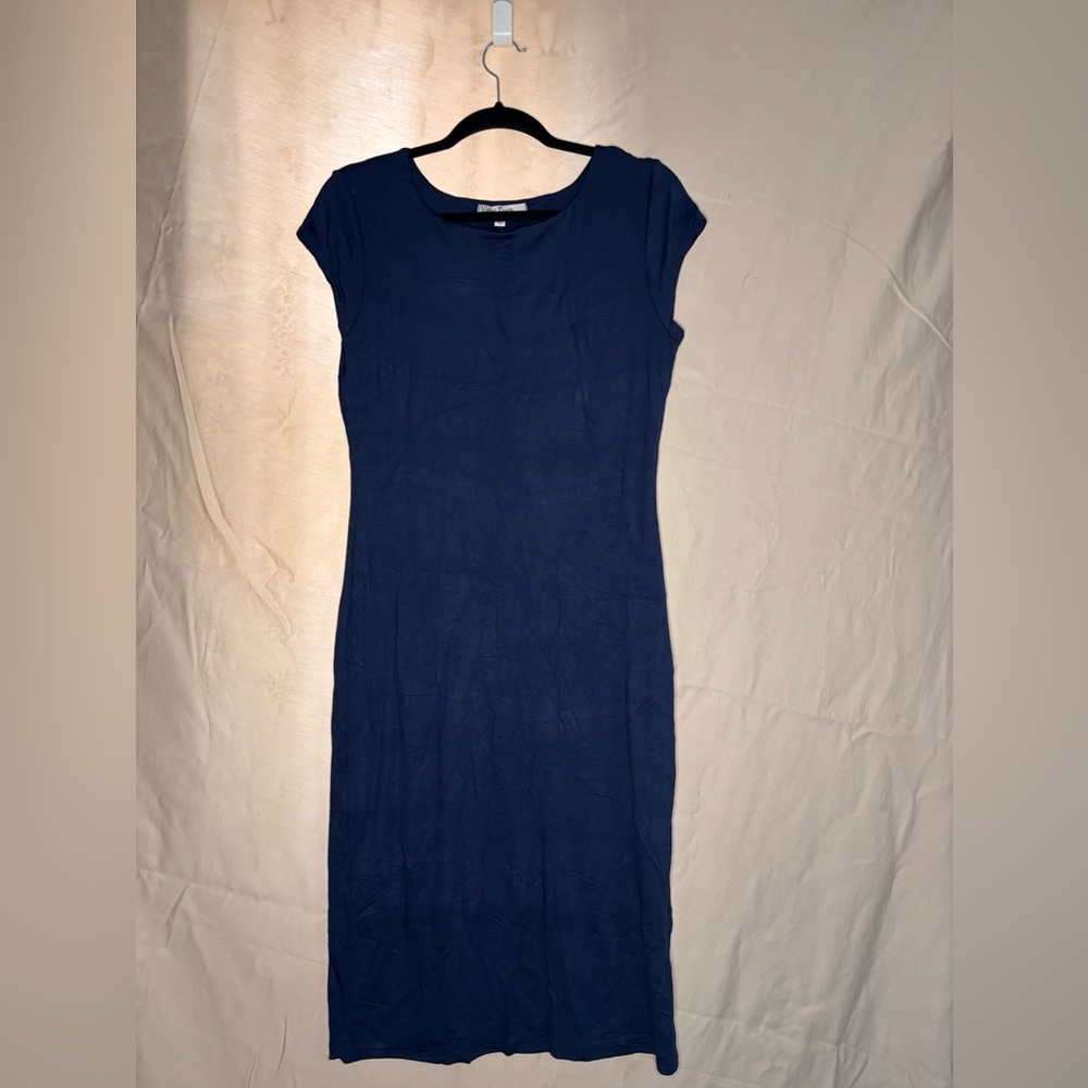 Velvet Torch Classic Navy Midi Dress